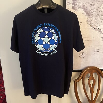 Men s XL The North Face Black Tshirt Athlete Tested Expedition Proven