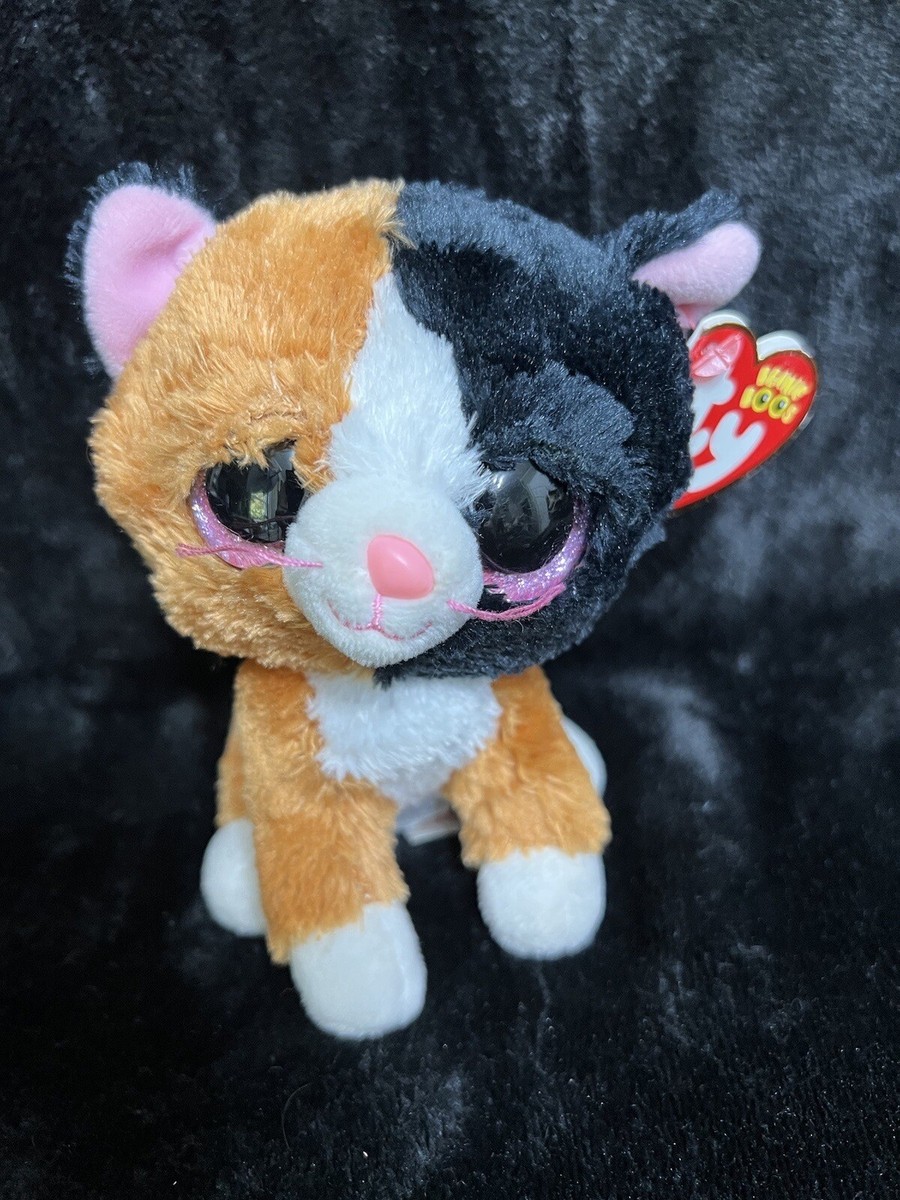 2016 RARE RETIRED TY BEANIE BABY BOO~TAURI THE CALICO CAT KITTEN PLUSH 6