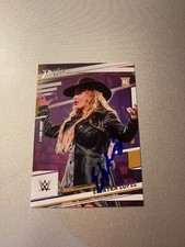 WWE ELEKTRA LOPEZ Signed Card RAW SMACKDOWN