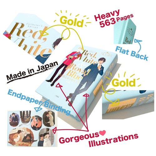 Red, White & Royal Blue Collector’s Edition Casey McQuiston HC w/ Post Card NEW - Picture 7 of 7