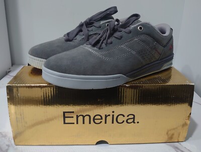 RARE BRAND NEW Emerica Footwear The Bryan Herman G6 Sz 9 Dark Grey