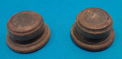 Pair of vintage 1930s Radio Wooden Knobs Crosley Majestic Zenith etc?