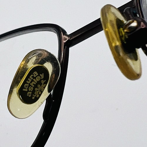 Monturas de gafas Laura Ashley Jamie 55-16-135 borde completo estrás flor LEER - Imagen 9 de 12