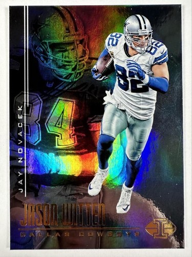 2017 Panini Illusions 3 Jason Witten Jay Novacek Rainbow Foil Dallas Cowboys