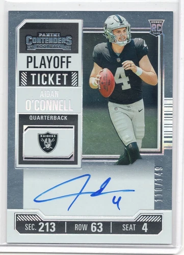 2023 Panini Contenders Aidan O'Connell #101