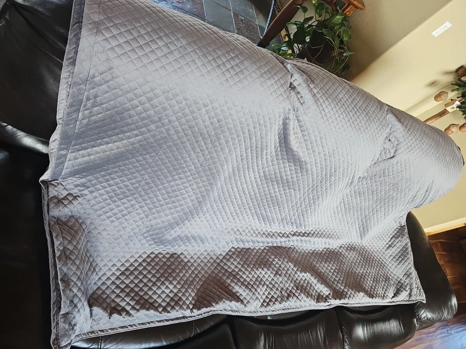 Pendleton 加重毯子绗缝可拆卸拉链盖两件 48x72 15 磅 — 第 2/4 张图片