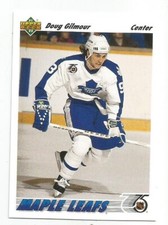 DOUG GILMOUR 1991-92 UPPER DECK CARD MINT CONDITION