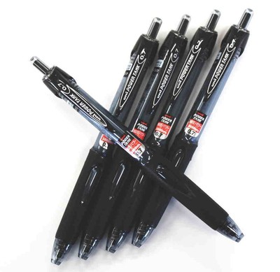 Power Tank Ballpoint Retractable & Fine Ballpoint Pen Rubber Grip Type-0.7mm-...