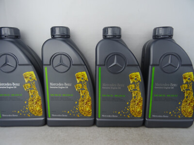 Mercedes Benz MB 229.52 5W-30 Motoröl 5W30 Genuine Engine Oil 4x 1Liter Original