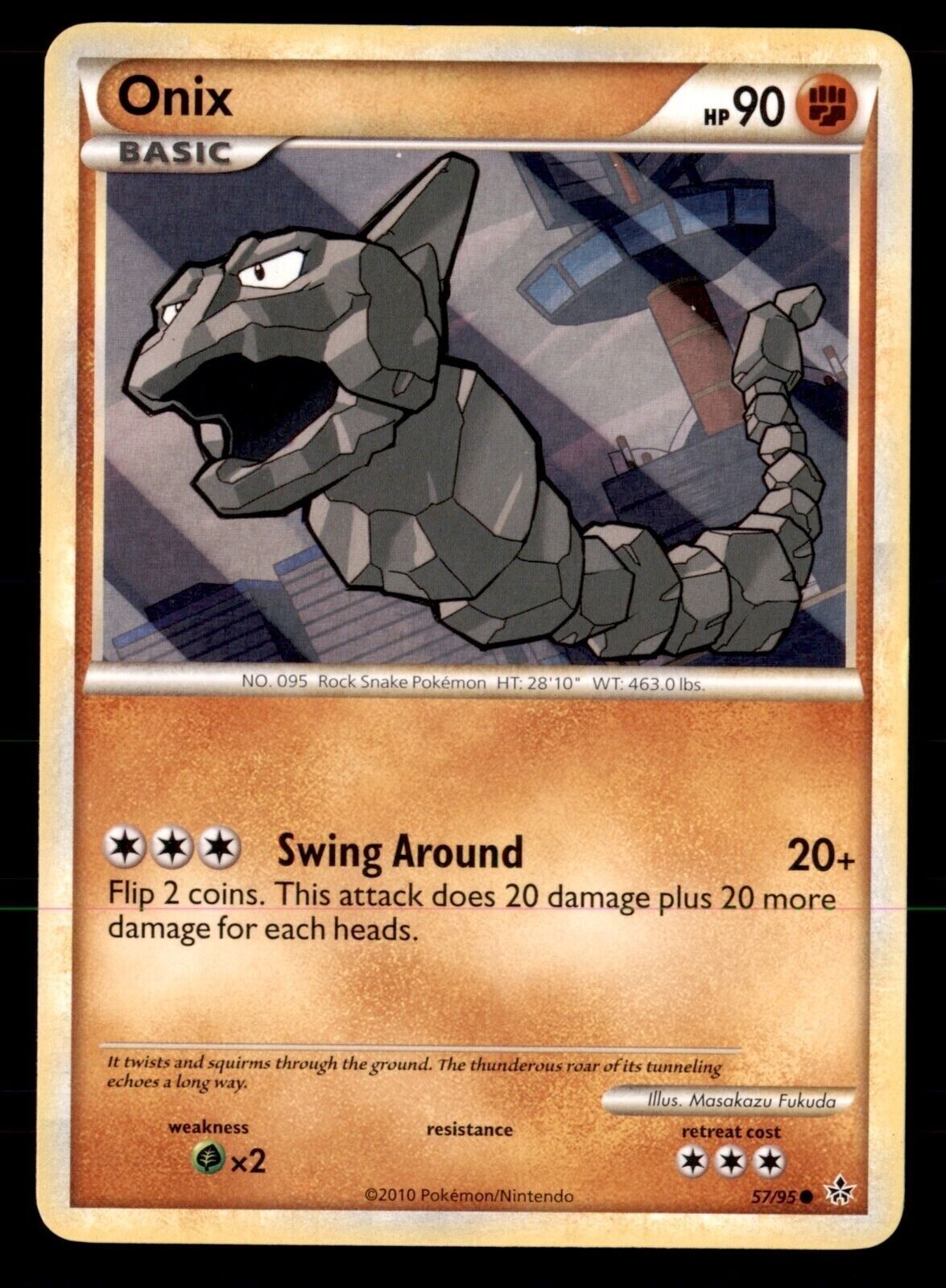 Pokemon Onix - 036/078 - Common NM-Mint Pokemon Go