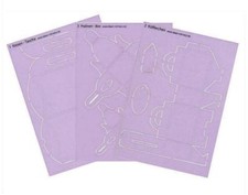 1 Verpackungs-Schablone A4 für Grußkarten u...