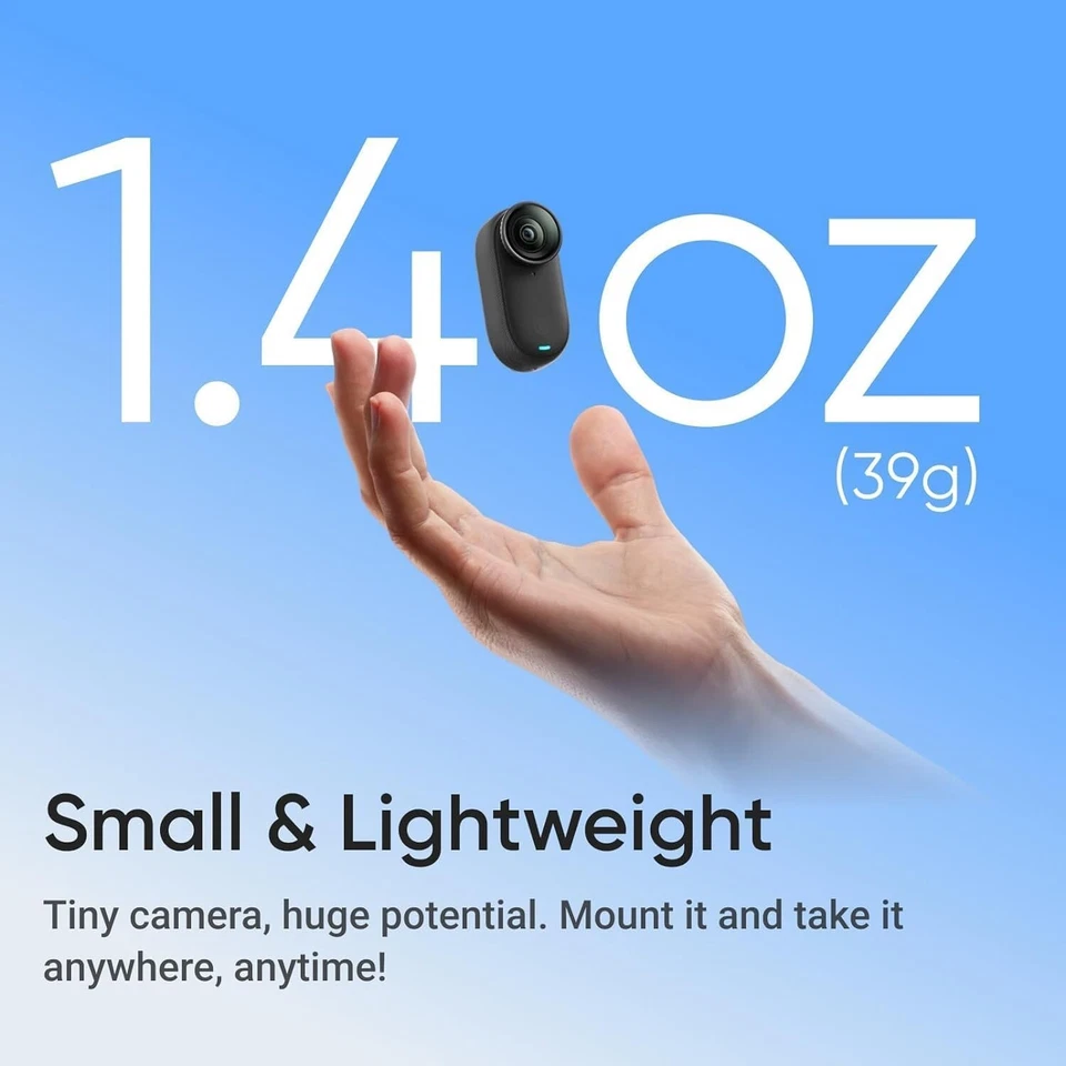 Insta360 GO 3S 4K Tiny Action Pocket  Camera Versatile Hands-Free Waterproof POV - Image 2 of 4