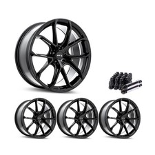 Set of 4 21" Gloss Black Alloy Wheel Rims 5x130 fits Audi Q7, RTX36 5Lug