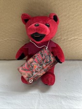 1999 Grateful Dead Beanie Red Scarlet Bear Plush Doll Collectible 3/22/90