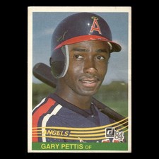 Gary Pettis Rookie #647 1984 Donruss California Angels Baseball Card MLB. rookie card picture