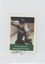 1974-75 NHL Action Album Stamps Lou Nanne 08zb