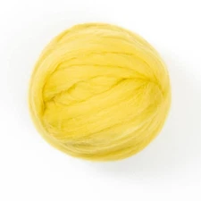 Kondoos Colored Natural Wool roving, 8 OZ. Best Wool for Needle Felting, Wet
