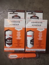 2x Tear Mender High Strength Liquid Fabric  Leather Adhesive 2 oz