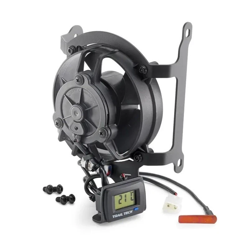 Kit de ventilador de radiador Trail Tech 732-FN17 TTO actualización para Husqvarna TE300i 2023-2025 Foto 3 de 4