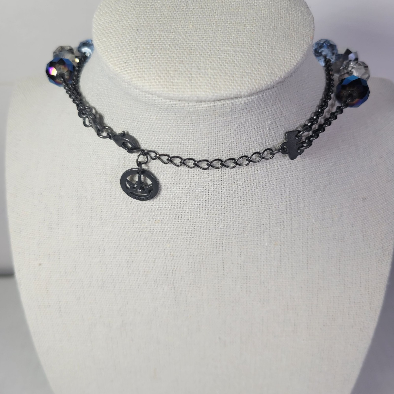 Trifari Multicolor Crystal Beaded Statement Neckl… - image 3