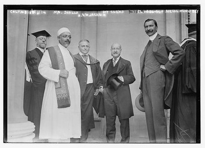 Columbia University,Mr. Dhalla,H.Y. Clews,Djelal Munif Bey,W.W. Jackson,1910-15