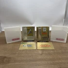 Legend Zelda 1 & 2 II Adventure Link Nintendo NES Golds W/ Manuals + Clamshells