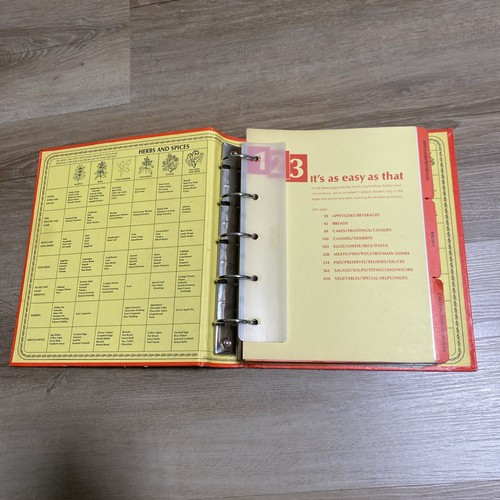 Vintage Betty Crocker's Red Pie Cover Cookbook 5 Ring Binder 26th printing 1976 - Picture 2 of 16