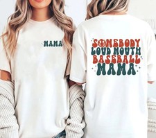 Personalized Baseball Mama Basketball Sweatshirt Gift for Mom Mother T-Shirt