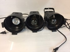 Lot of 3 Eliminator Lighting E-117 Par 38 Stage Lights 150W DJ Spot Cans Missin