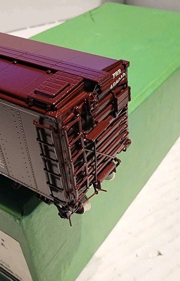 Overland Models HO Scale Brass X-29 Box Car Pennsylvania #498040 - Image 4 of 4