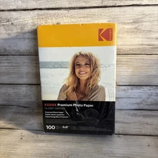 Kodak Premium Photo Paper Glossy 4x6 100 Sheets 240 GSM Works With Any Inkjet