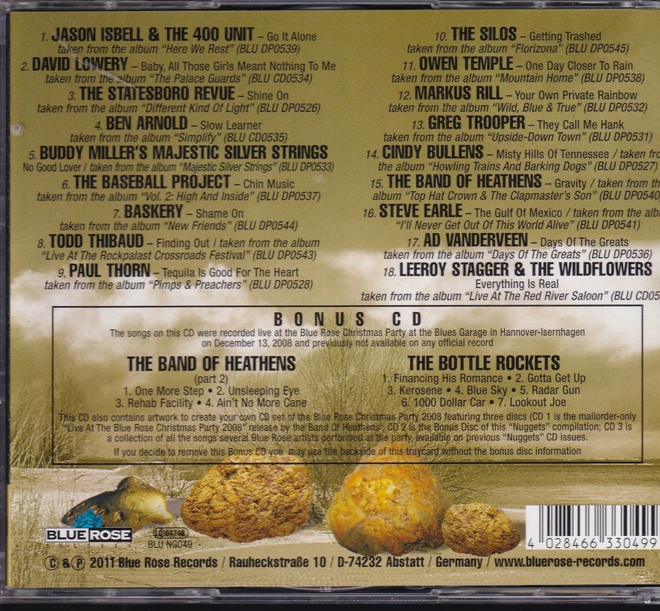 Blue Rose Nuggets 5 - 2 CDs, Bonus with Band of Heathens & Bottle Rockets (NEU) - Bild 2 von 2