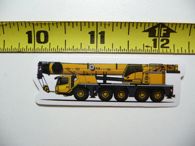#ad #ad VERY HEAVY DUTY TRUCK MOUNTED CRANE SMALL STICKER DECAL CONSTRUCTION DEVELOPMENT $2.89
