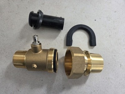 Continental 25mm MDPE Gasübergangsventil 1'' BSP F Union Prüfpunkt PE Verschraubung 