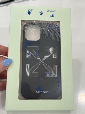 Off-White Carav Arrow iPhone 12 Mini Case Black White NIB RARE