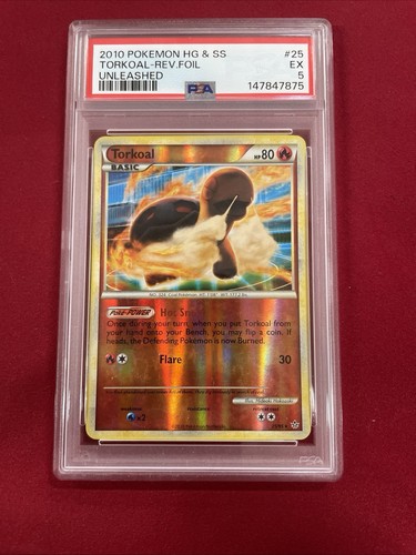 Torkoal graded PSA 5 for sale on eBay