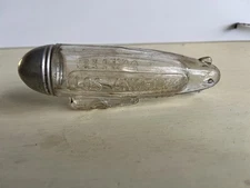 Vintage Victory Glass Company Los Angeles Zeppelin (Blimp) Candy Container