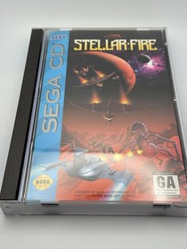 Stellar-Fire (Sega CD, 1993) - CIB Complete w/Manual, Reg, Case, Foam - Tested