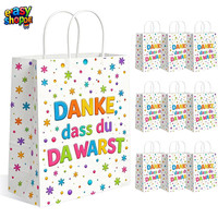 GeschenktüTen 10 StüCk Bunt PapiertüTen 15X8X21Cm Mitgebsel Kinder Geburtstag
