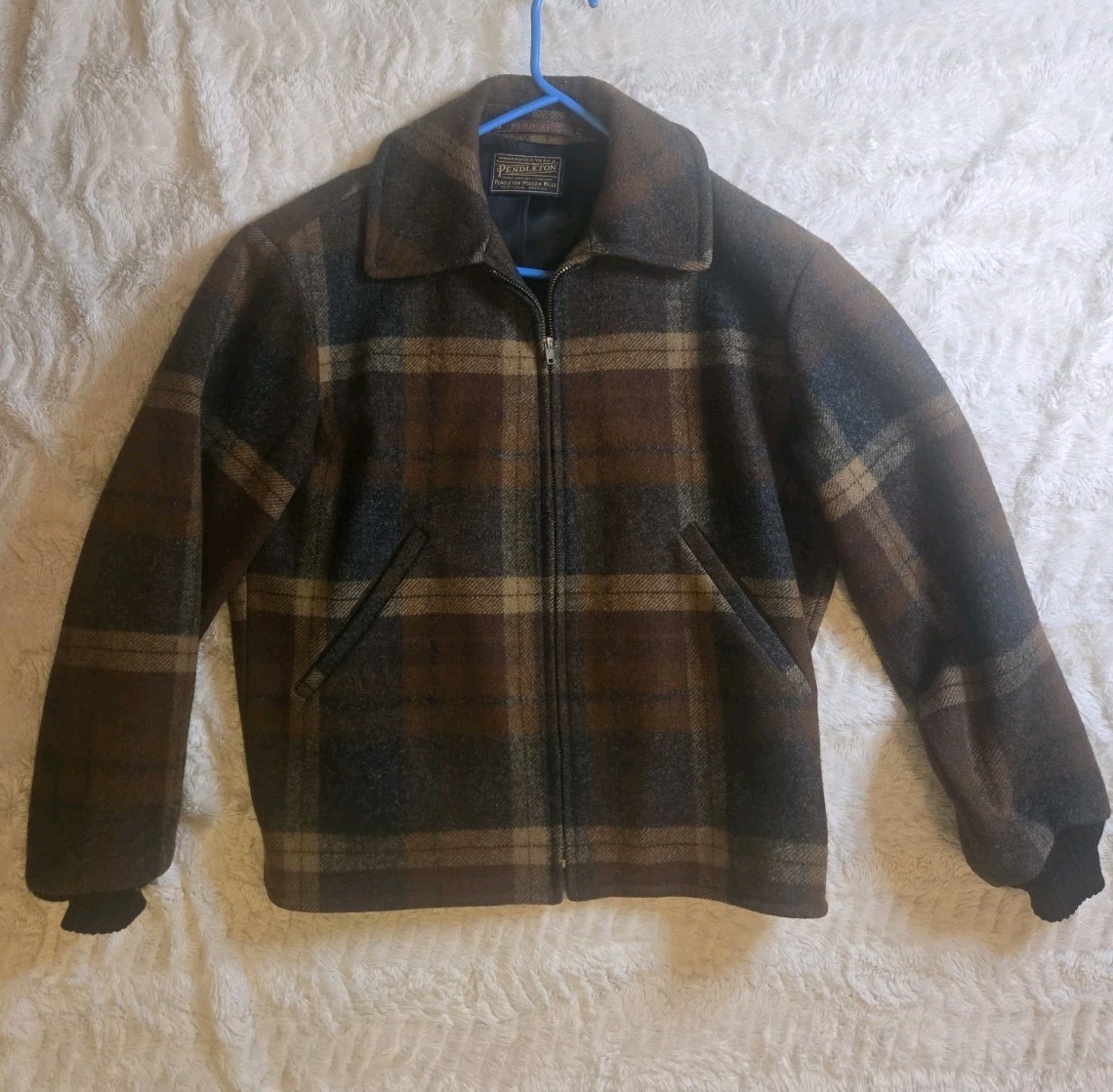 Pendleton Vtg Ricky Jacket Pendleton Wool Zip Fro… - image 5