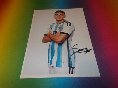 Alejo Sarco Argentinien Bayer  Leverkusen signiert signed Autogramm 20x28 Foto