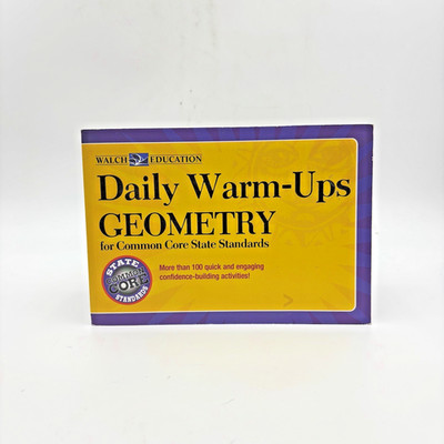 Daily Warm-Ups Geometry   150+ CCSS Activities, Walch Education (2012, PB)