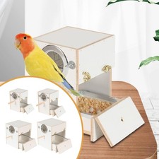Bird Breeding Nest Wood Parakeet Nesting Box Bird Aviary Conures Parrot Mating