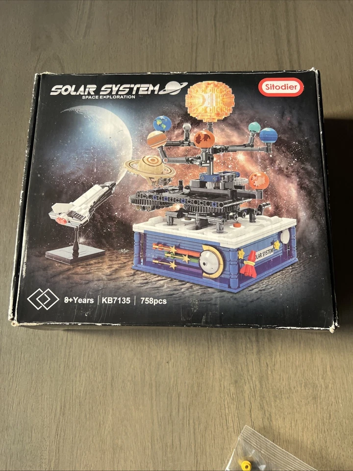 Juego de construcción del sistema solar Sitodier 758 piezas planetas giratorios caja abierta tal cual se lee Foto 2 de 4