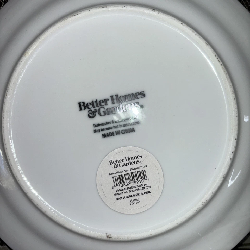 Better Homes & Gardens Asian Noodle Bowl Set Chopsticks Dinner Plate Coupe Bowl - Image 4 of 4