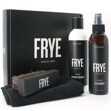 Leather Care Kit - 4 Piece Set with Cleaner, Conditioner, Brush  Cloth - Shoe 