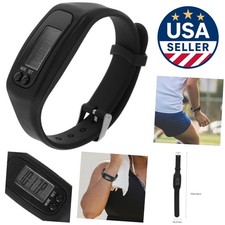 Durable Silicone Pedometer Watch - Effortless Step Counter for Everyday Use
