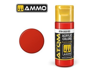 AMMO MIG - ATOM Acrylfarbe Scarlet Red, 20ml, 20028