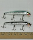 Lot of 2 Vtg Rebel Jointed Floater Minnow Crank Bait Fishing Lure — photo 4