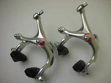 1 PAIR 700C ROAD BIKE BICYCLE ALUMINUM SIDE PULL CALIPER BRAKE FRONT + REAR